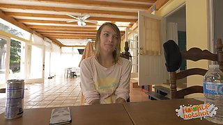 Eager Carmen Callaway prays to get banged by Bryan Gozzling!