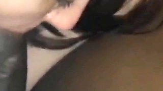 Sucking His BBC Licking His Balls Nice and Sloppy Back of My Car