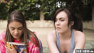 Big bum Latin student fucks steamy teenage