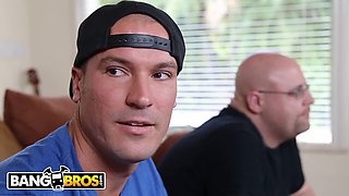 Vanessa Phoenix & Sally Squirt Get a Hardcore Pounding from Daddy's Friend in BANGBROS!