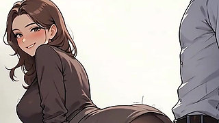 Waifu Secretary POV - Office Close-Up Teasing