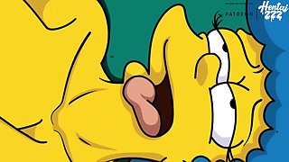 The Simpsons Homer and Marge Cartoon Porn Video