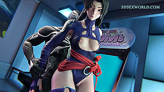 The Misunderstanding: Psylocke X Venom (3D Anime Porn)