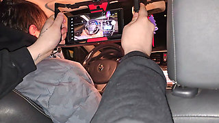 Dirty Sluts Sucking Dick in the Uber Before Party! Knock Knock Stream
