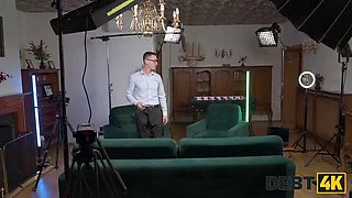 Hot Latina Charlie Dean Pays Debt With Sex - Megan Nicole Seduces For Big White Cock Action