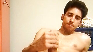 Sexy cumshot in the room
