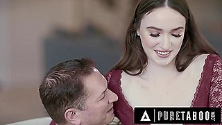 Shy Brunette Gets Dicked Down By Her Stepdad - John Strong And Hazel Moore