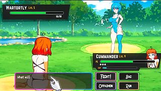 Hot Pokemon Hentai Game: Small Tits Naked Girl Sex Fight Training Ep.5