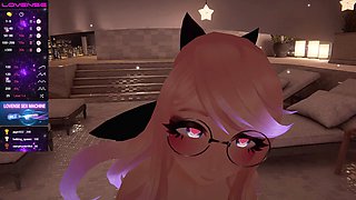 Vtuber gets dominated by a Lovense machine, leaving her in tears