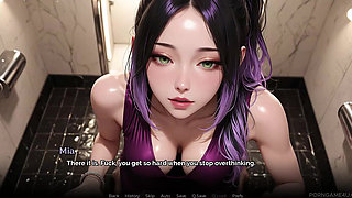 She Locked the Bathroom Door and Immediately Dropped to Her Knees - Into the Industry - #3 - Obscurastudios - by Porngame4u