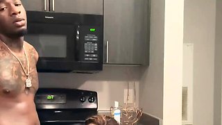 Big Ass Ebony Gets Fucked In The Kitchen