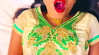 Step Sister Home Alone - Hindi Dirty Talk Blowjob & Tight Pussy Sex - Desi Homemade