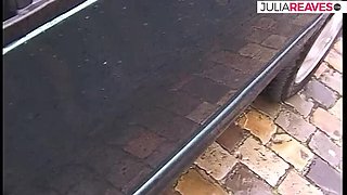 German Party Night: Hot Blonde Gets Hard Fucked Outdoor