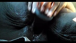 Horny Black Queen Suga Squirts with Dildo in Car - Solo Masturbation HD