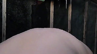 Sexy Tanya Washing in Outdoor