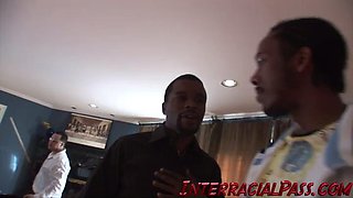 Monster Cock Fuck Fest! 4 Hot white chicks 4 Black Cocks!