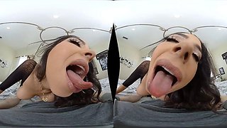 VR babe: Blowjob, Doggystyle  Virtual Reality Porn