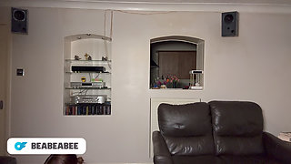 Amateur Petite Teen showing off new stockings NUDE