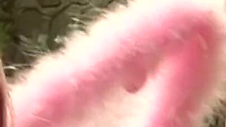 Two Busty Girls Blow Two Guys with Big Dicks and Ride Them with Passion Outdoor