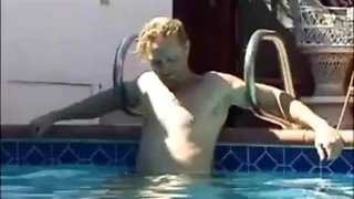 Public pool underwater 3some: Blowjob, Amateur  Hardcore Porn