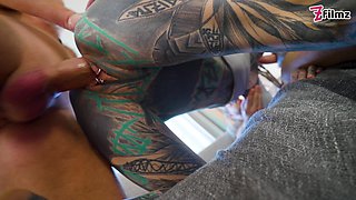 Anuskatzz Is Back for a Crazy Dap with 3 Big Cocks! Total Anal Destruction (part 2)