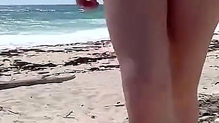 Hot Babe Get Some Sucks Didck and Gets Fucked at the Beach, Outdoor Sex, Deach Sex, Hot Body, Cute Gir Fucked Outdoors