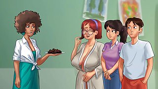 Curvy girl with big ass and big boobs enjoys playing adult games