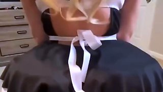 PAWG Maid Spit Shines & Buffs CUM Out Of BWC