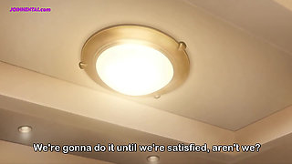 Blonde Stepmom Got A Hard Rough Time In The Bathroom - HENTAI