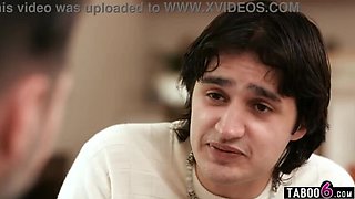 Mature Asian MILF Double Penetrated by Stepson and Stepdad After Blindfold Massage