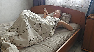 Woke up and Decided to Masturbate to Porn. Sweet Cumshot!