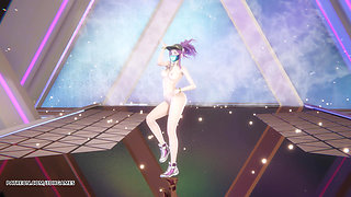 [mmd] Aespa - Supernova Akali Sexy Naked Dance League of Legends Uncensored Hentai