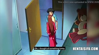 Uncensored Hentai Threesome with English Subs - Hot Bikini Anime Porn