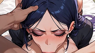 Anime Ai My Ex-girlfriend Invites Me to Her House to Give Me a Deep Throat