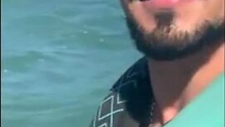 POINT OF VIEW: Ultra-kinky young damsel, left her spouse on the beach and had hump with the tutor on the jet ski with everyone eyeing.