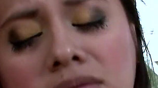 Mature Brunette MILF Drilled Hard and Drenched in Cum