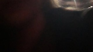 Blonde Amateur Taking Facial On Her Knees In Public