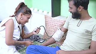 Indian hot beautiful Bengali Doctor hardcore fucking with her desi patient