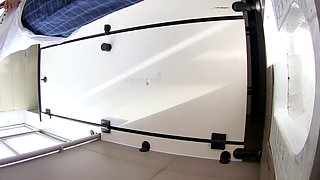 Hot ass chick taking a shower on hidden cam
