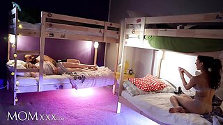 Precious Georgie Lyall and Baby Nicols at double blowjob trailer