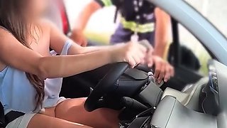 Stranger Groping Wife Ask For Directions.