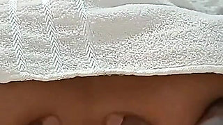 Massager Gives Boobs Massage to Wife -2