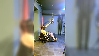Hard Pounding, Anal Hook and Vibrating Head Will Completely Destroy the Slave.
