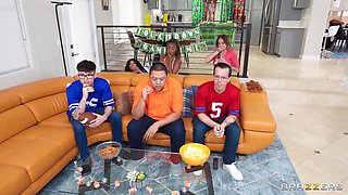 Desiree, Destiny And September Using A Strapon To Fuck Each Other - Desiree Night, September Reign And Destiny Mira