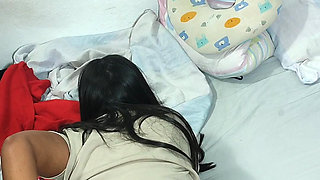 Innocent 18 year old Indian teen tries white cock for the first time