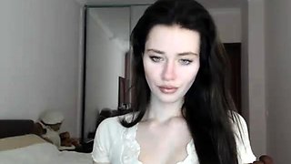 Hottest brunette solo webcam masturbation 2