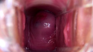 Solo pussy toying redhead sexy close up masturbation action