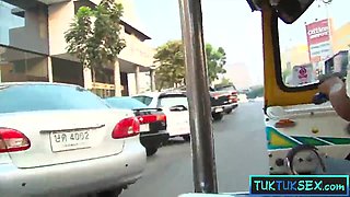 Cute Thai MILF picked up for dirty sex