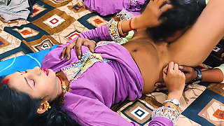 Stepsister and Stepbrother Shared Bed and Hard Rough Fuck, Full Hindi Audio