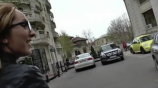 German Brunette Chick Pick Up and Hardcore Pussy Fucking with Big Tits and Big Ass